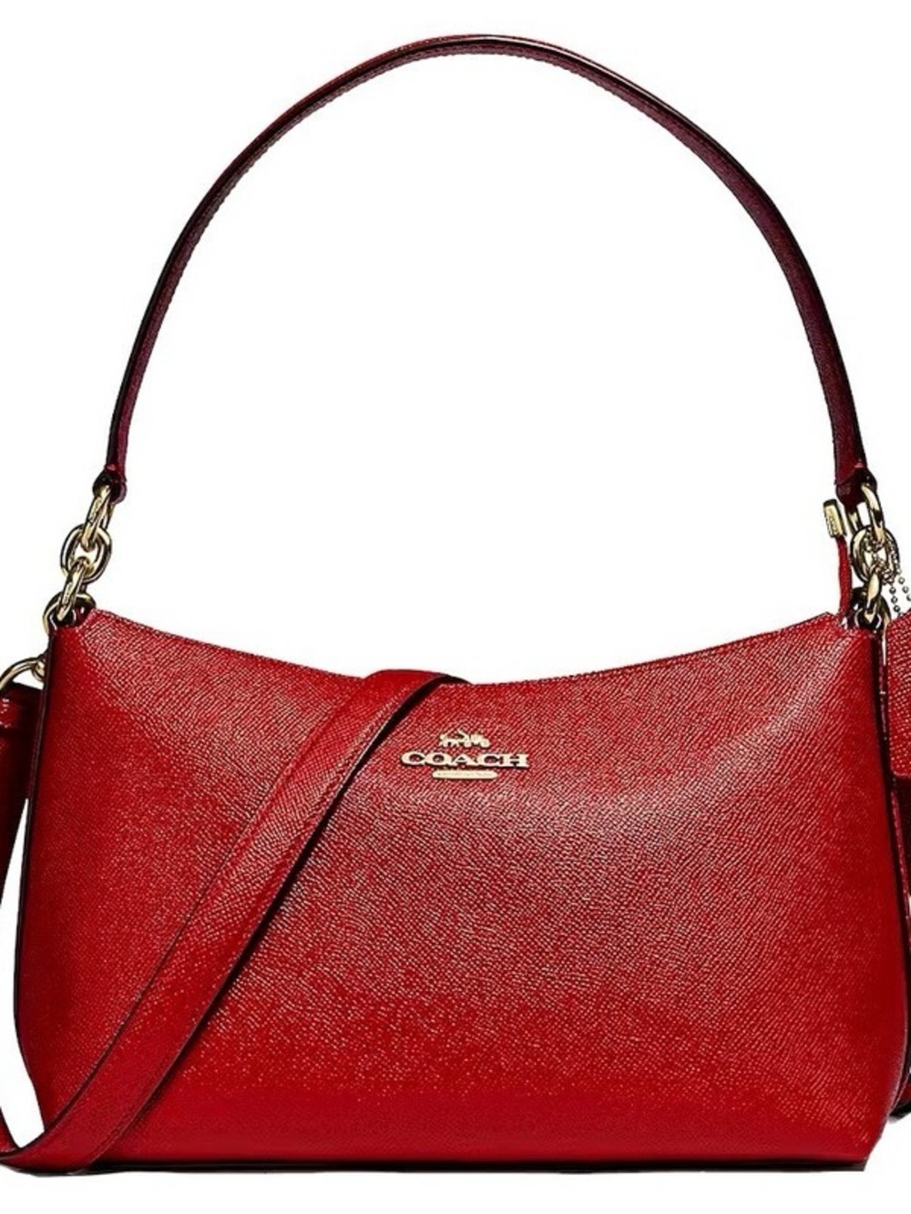 Coach Lewis Crossbody/ Shoulder Bag - Rasin with Gold Hardware - Picture 6 of 7